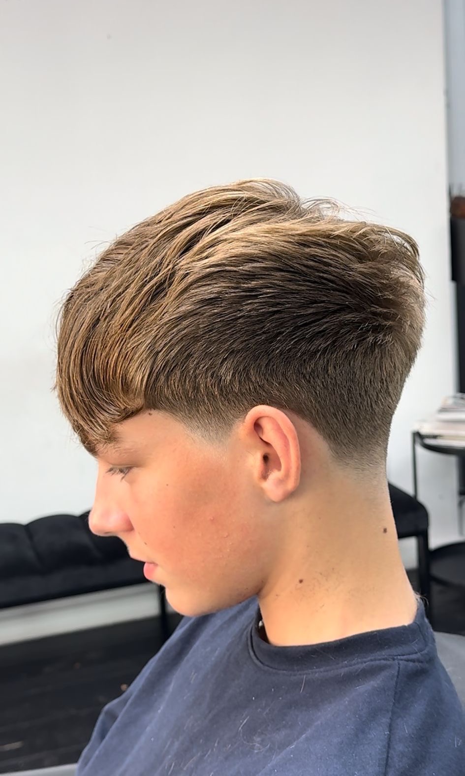 Low taper & messy fringe
